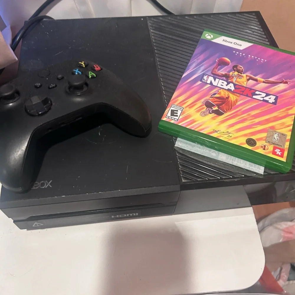Xbox Black Console with NBA 2K24 Game Bundle
